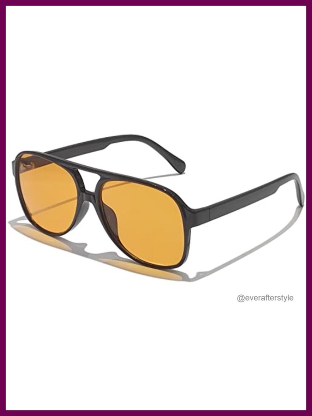 PAMIX Retro Trendy Aviator Sunglasses 70s Oversized Vintage Unisex UV Protection